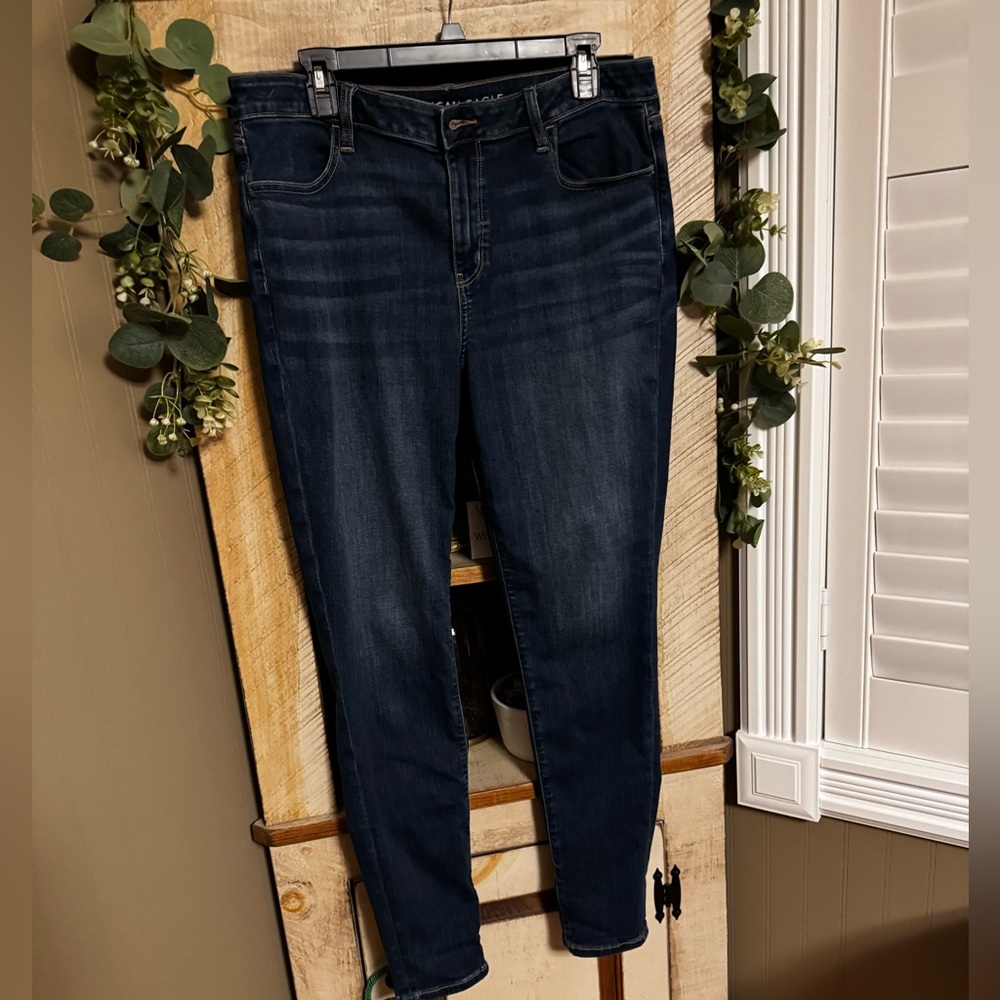 Women's Dark Blue Jeans